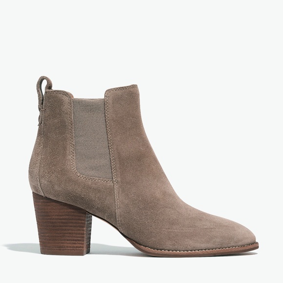 Madewell Shoes - New MADEWELL The Regan Boot in Suede - Wet Pebble